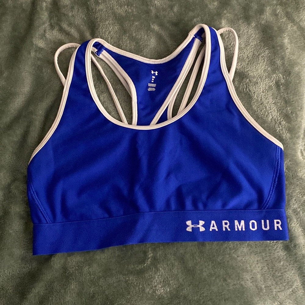Under armour double cross back sports bra